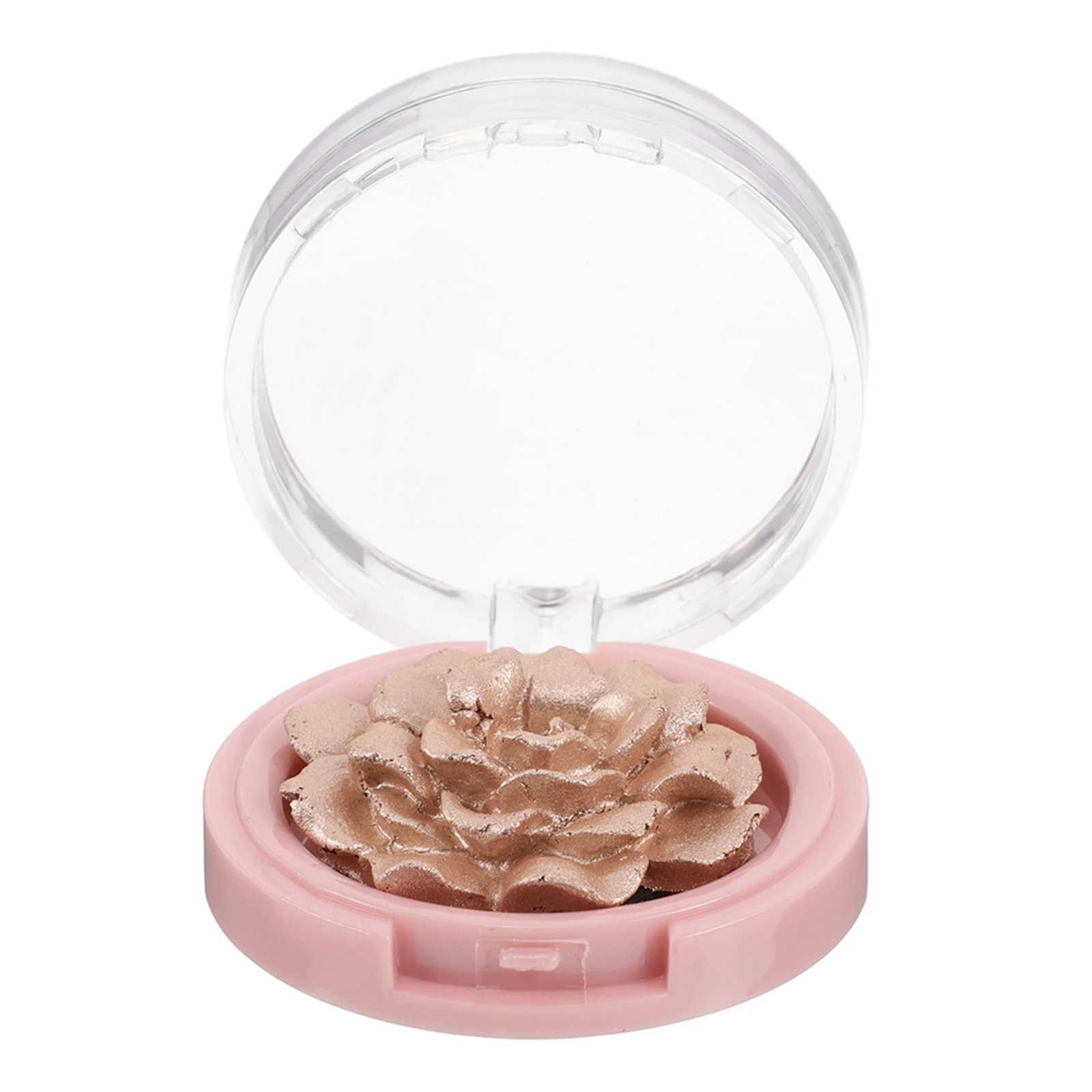 

Versatile Use 3D Rose Highlighter Powder for Events Face Cheek Eye Nose Illuminate Glossy Shimmer Silver
