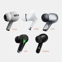 6pcs Silicone Eartips For Lenovo LP1S LP6 LP5 LP3 Pro XT90 Earbuds Tips Caps Earphone Earplug Replacement Kits Accessory