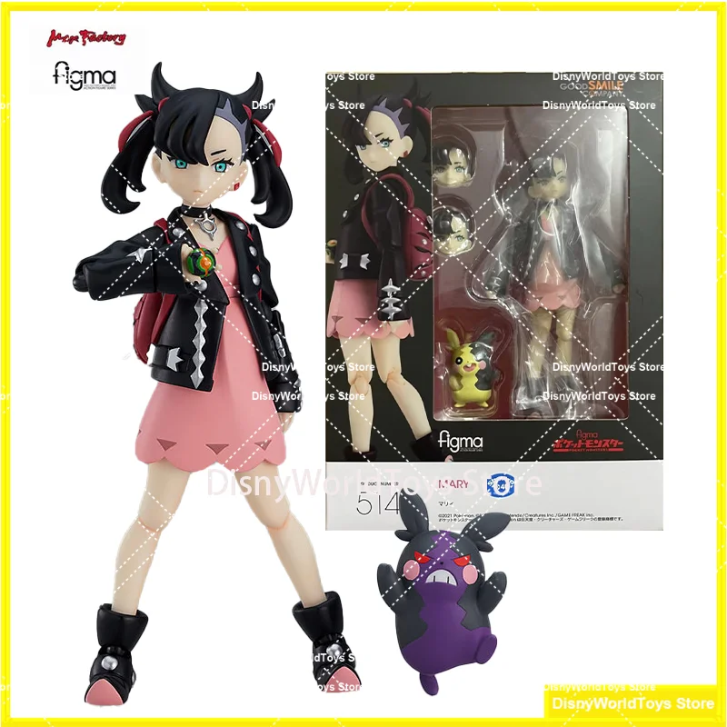 100% Original Figma 514 Pokemon Marnie MARY In Stock Anime Action