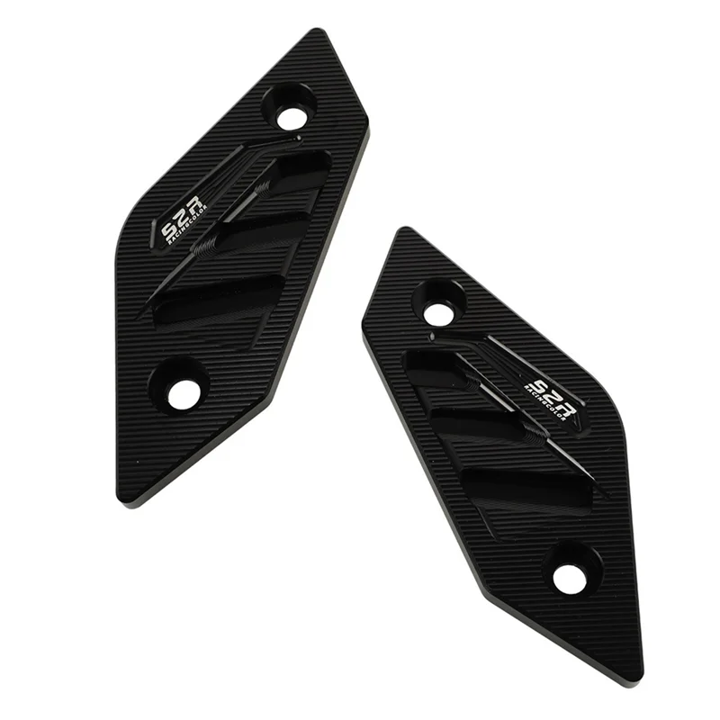 مزيل الحافة الرائدة لـ CFMOTO 800NK 2023-2025 دواسات الركاب الخلفية للدراجة النارية وسادة جانبية قفل غطاء الطبق #4