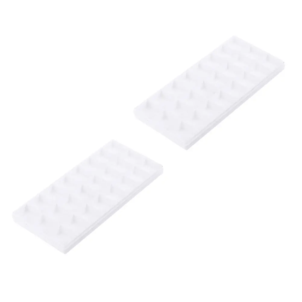

2pcs Watercolor Paint Storage Box Plastic Pigment Holder Large Capacity Color Case For Artists Grids Paint Box Easy Clean