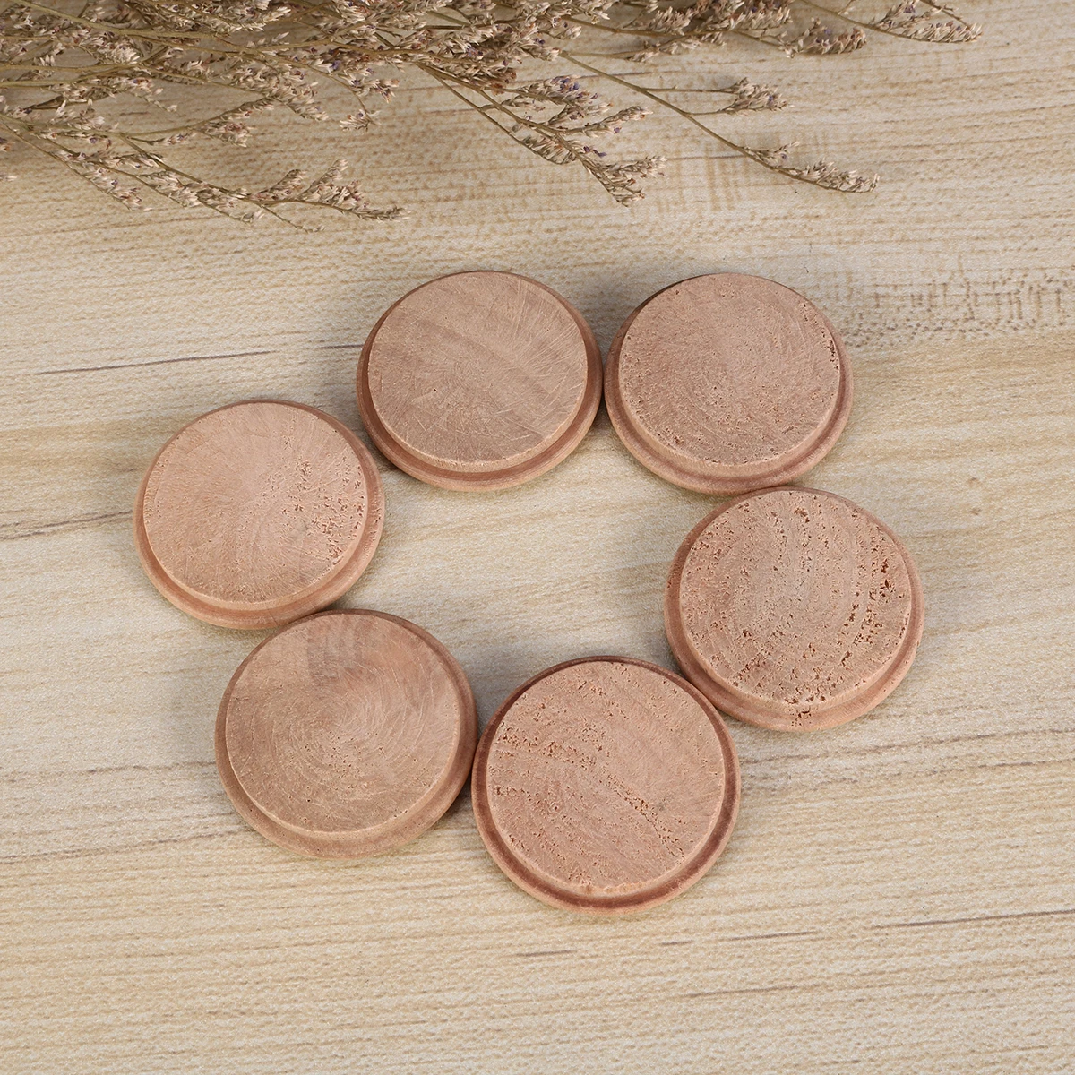 

80 Pcs Stair Cap Furniture Screw Hole Covers Wooden Button Plug Filler Craft Woodworking Projects Hardware Accessories
