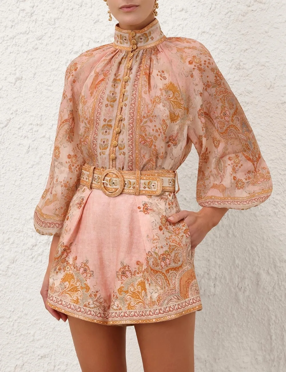 

Белый, красный вязаный комплект блузки с длинными рукавами и шорты с волнистыми краями, 2025 голубой, черный