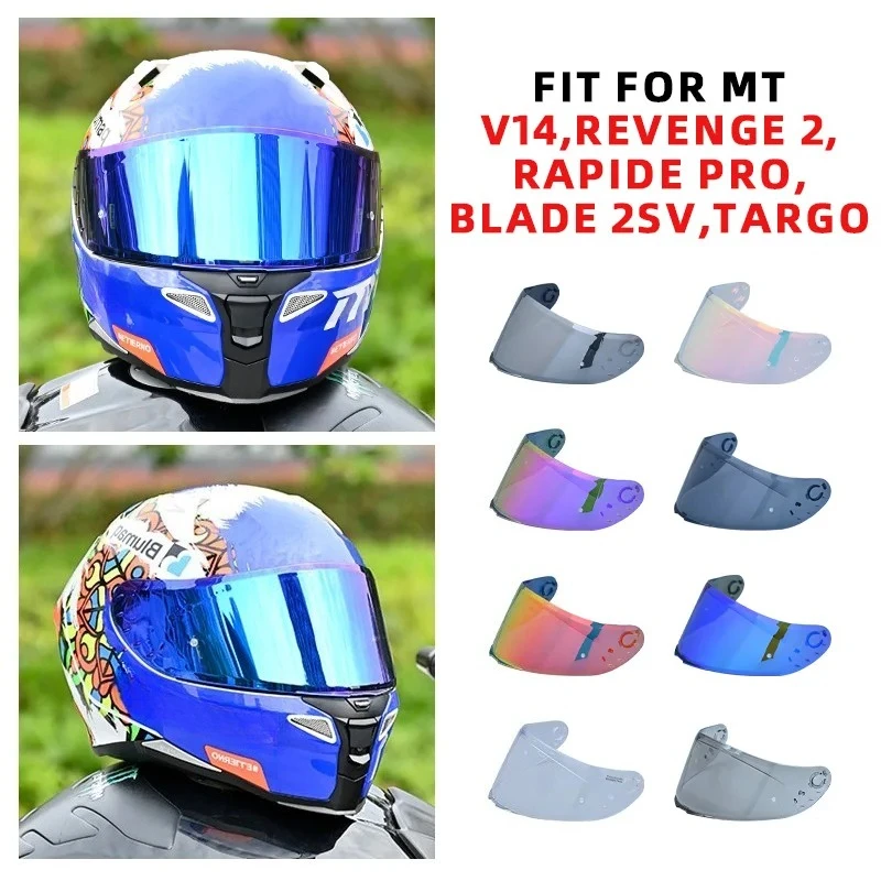 For MT-V-14 Helmet Visor Motorcycle Helmet Visor Helmet Accessories For MT V14,Revenge 2,Rapide Pro,Blade 2 SV,Targo Visera