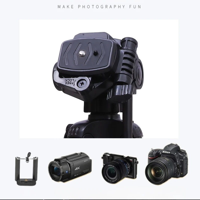 3520 Portable Tripod Set for Mobile Phones and Cameras with 1.5m Tripod for Projection Live Streaming Recording - view 6