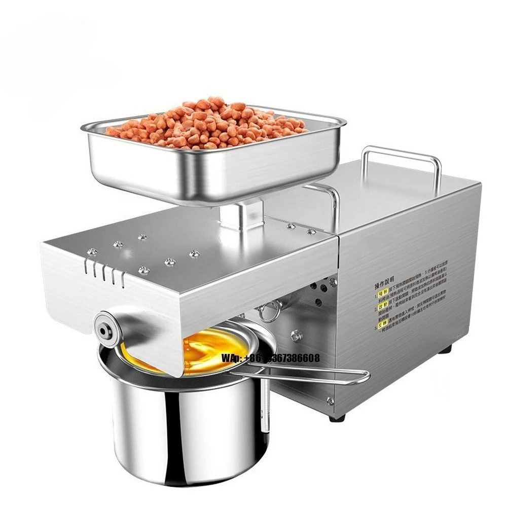 

Home Small Cooking Oil Making Machine Automatic Mini Oil Press Machine Commercial Stainless Steel Cooking Oil Extracting Machine