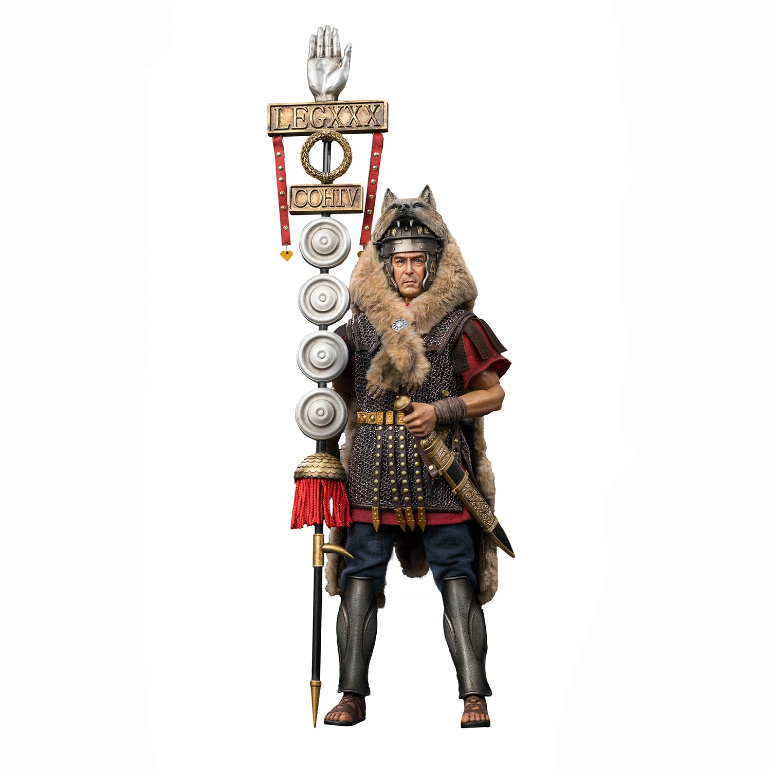 

HHMODEL HAOYUTOYS HH18061 Imperial Legion Rome Flag Bearer 1/6 Action Figure Collection Ornament Toy