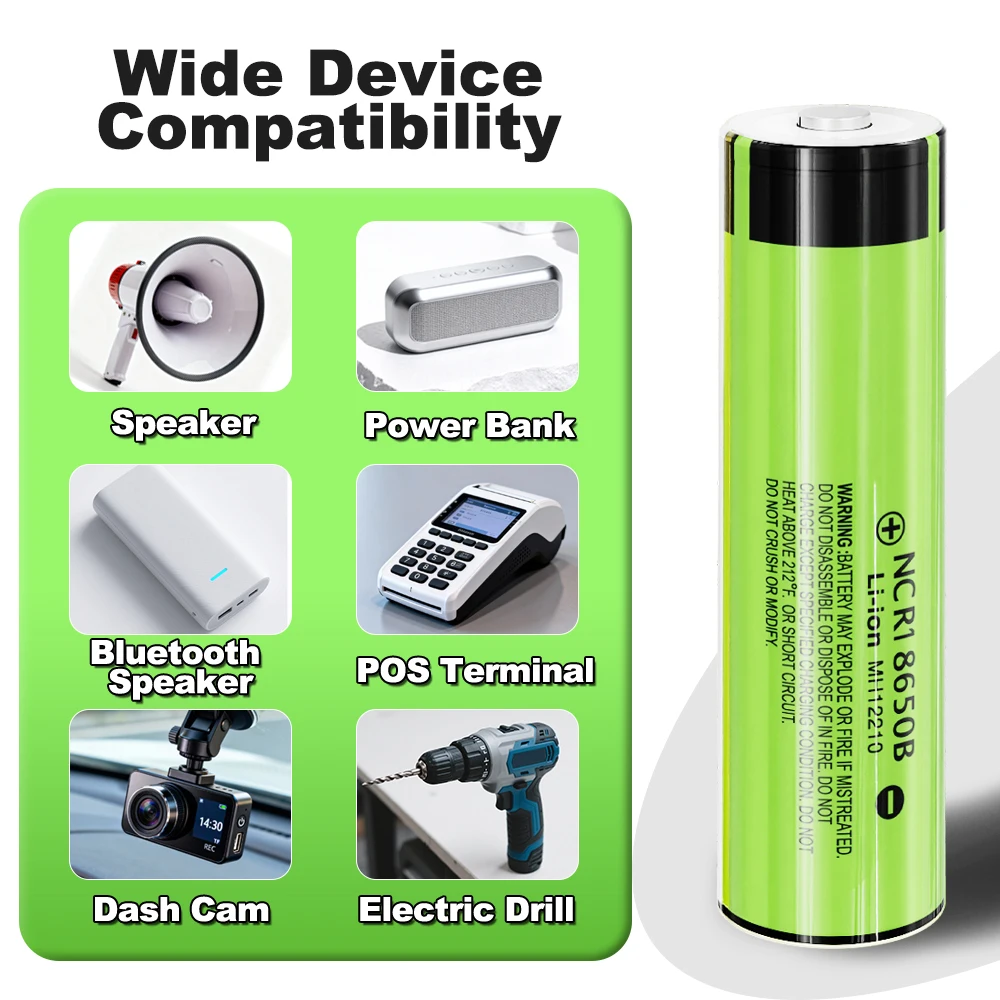 New protected Liitokala  18650 3400mAh battery NCR18650B rechargeable Li-lon with original PCB 3.7V