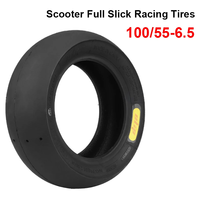 

Ulip 100/55-6.5 Full Slick Racing Tires 11 Inch Tubeless Tire for Dualtron Ultra 2/THUNDER II/Kaabo Wolf Warrior Scooter Tyre