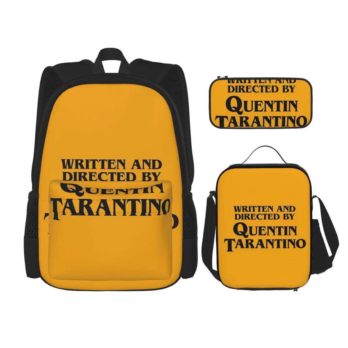 written-and-directed-by-quentin-tarantino-backpacks-boys-girls-bookbag-school-bags-rucksack-lunch-bag-pen-bag-three-piece-set