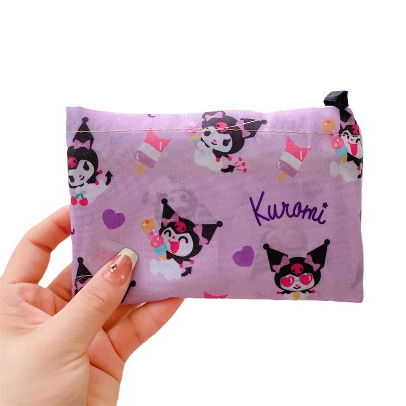 2024 Hello Kitty My Anime Sanrio Shopping Bag Portable Folding Large Capacity Eco-Friendly Supermarket Shopping Bag Totebags
