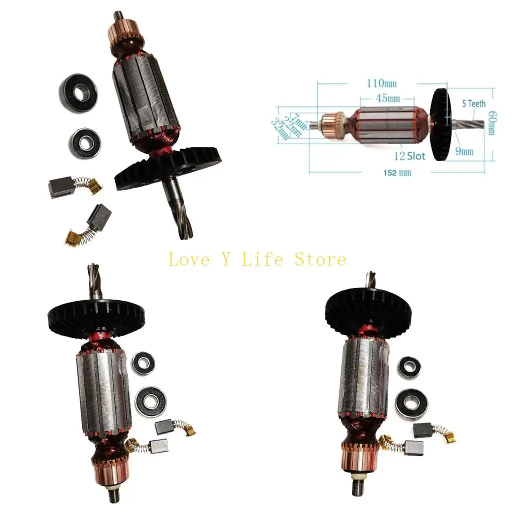 

L74C для ударной дрели с 5 зубьями, ротор с якорем AC220-240V