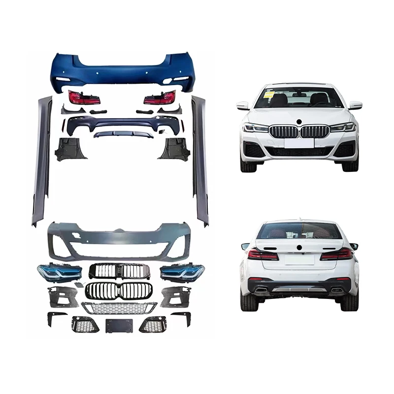 

Restomod Body KitsNew Condition Front & Rear Bumper With Fog Light Cut-Outs For 5 Series 2018-2020 Models Upgrade 2023 Car Body