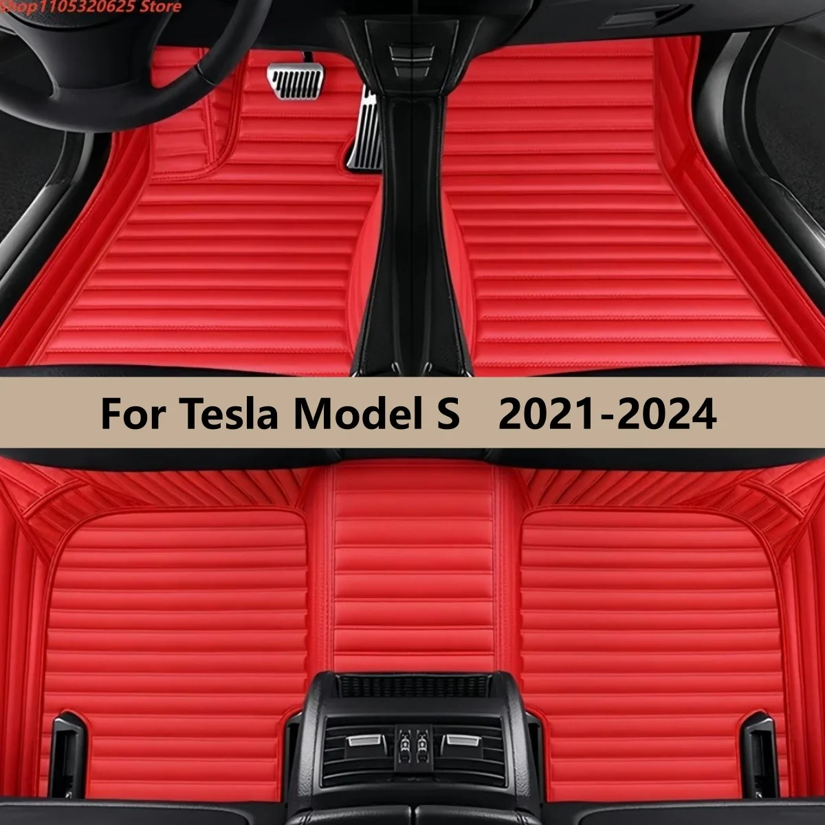 

Автомобильные коврики для Tesla Model S 2021 2022 2023 2024, аксессуары для салона автомобиля