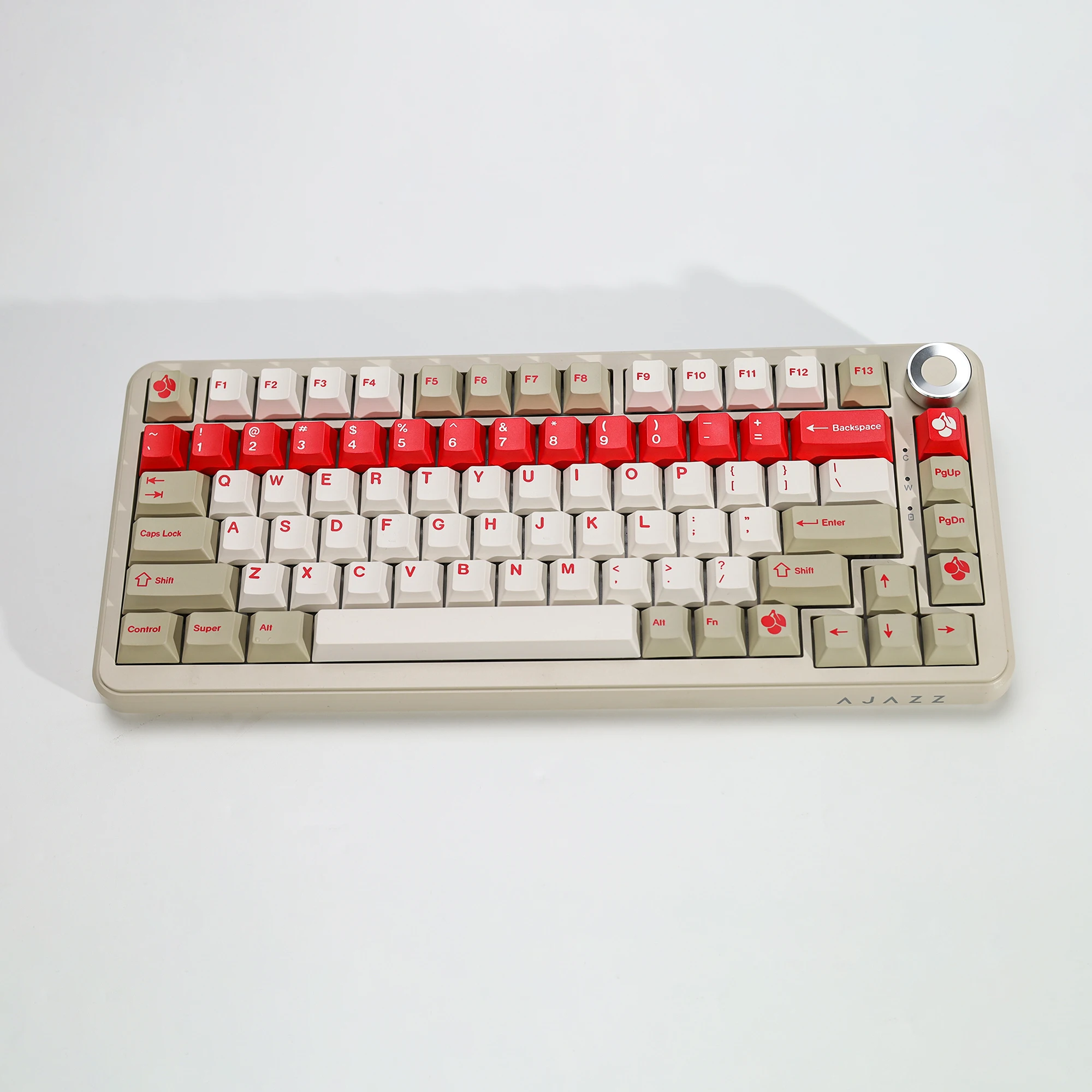 KBDiy GMK Red Alert Tastenkappen Retro Cherry Profil PBT Ailce Tastenkappen Maßgefertigt für MX-Schalter 75% Gaming Mechanische Tastatur Tastenkappen – Detail 6