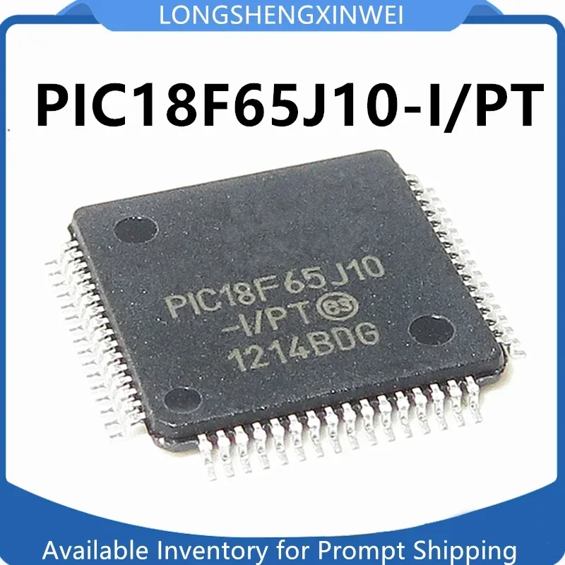 1PCS PIC18F65J10-I/PT QFP64 New