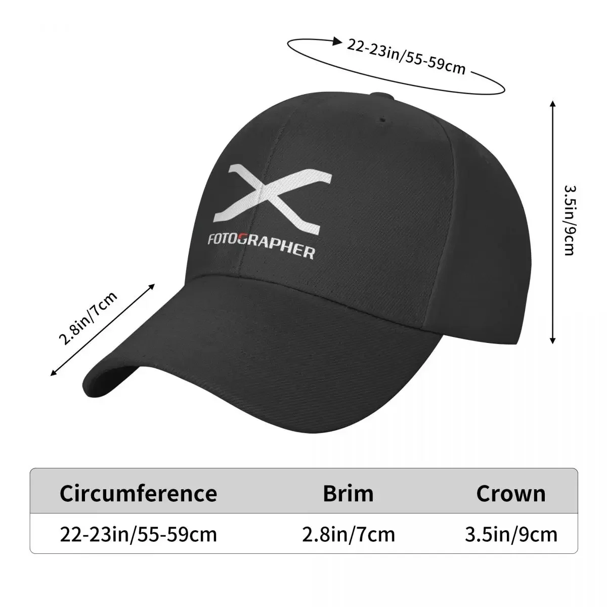 Fujifilm X Baseball Cap Christmas Hat |-F-| Luxury Woman Men's