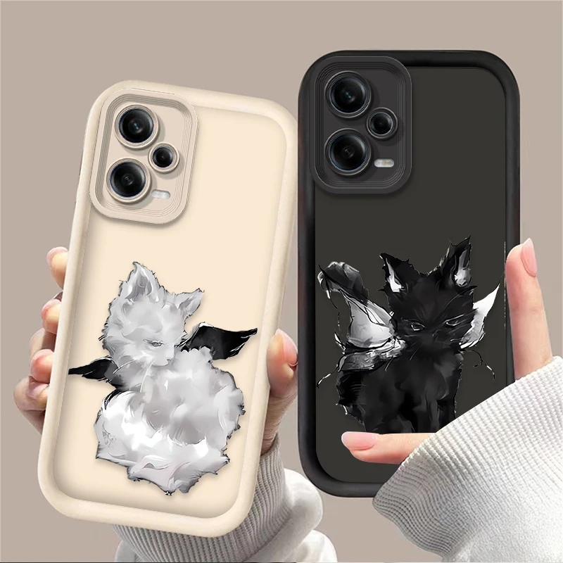 Ink Flower Cat Prin… - image