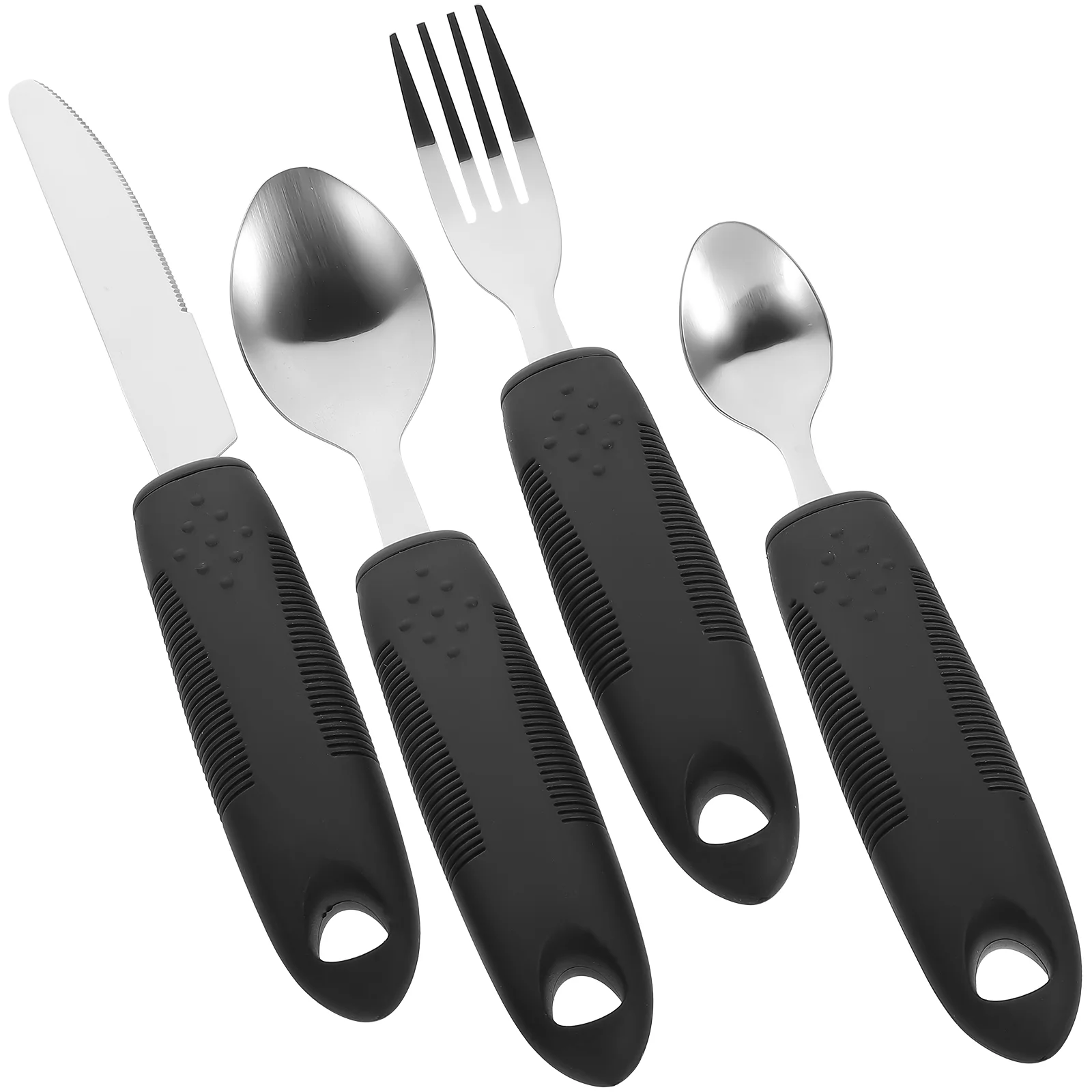 

Elderly Tableware Non-slip Utensil Adaptive Aids for Living Tremble Proof Utensils Indoor