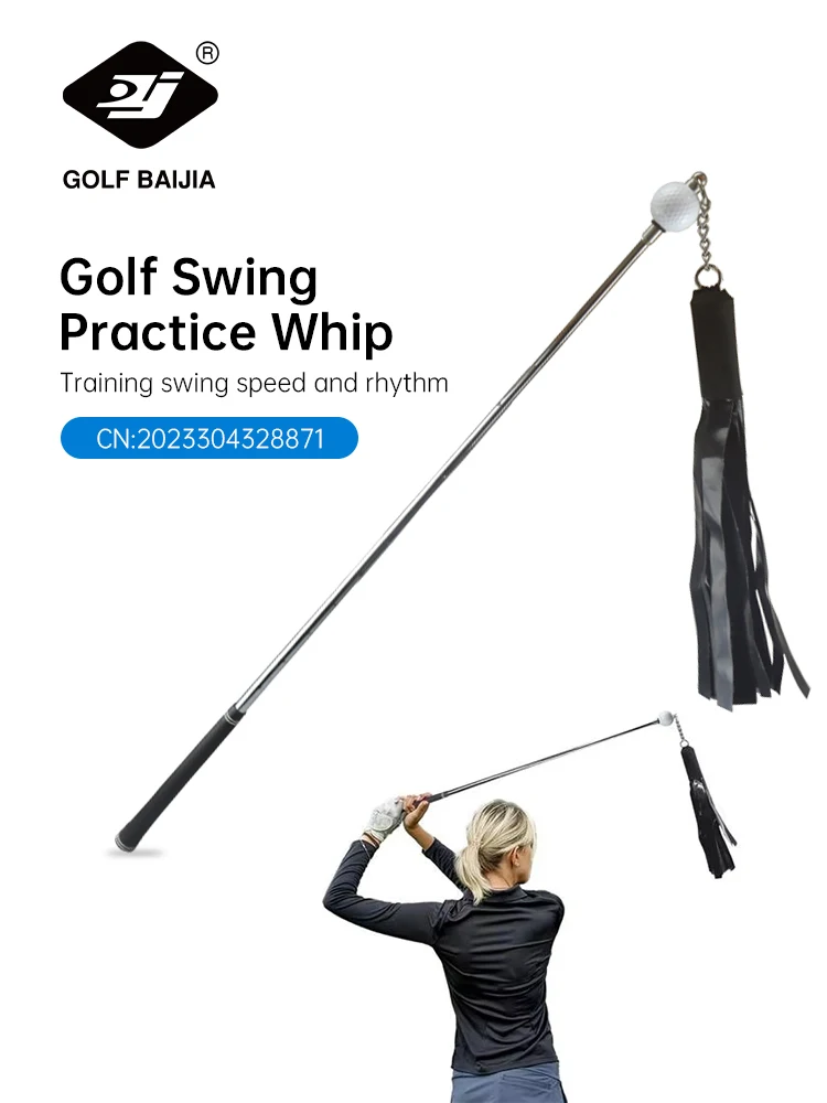 BAIJIAGolf سوينغ المدرب جولف سوينغ التدريب الشريط عصا جولف سوط عصا ممارسة الصوت لتحسين سوينغ سرعة إكسسوارات الغولف