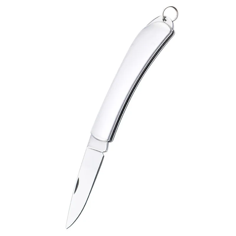 Folding Fruit Knife Camping Kitchen Sharp Mini Folding Stainless Steel Pocket Outdoor Pocket Practical Travel Mini Faca Inox