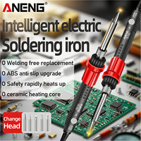 ANENG SL104 Electric Soldering Iron 11 Kits Set Ceramic Heater Adjustable EU/US Temperature Portable Welding Tools