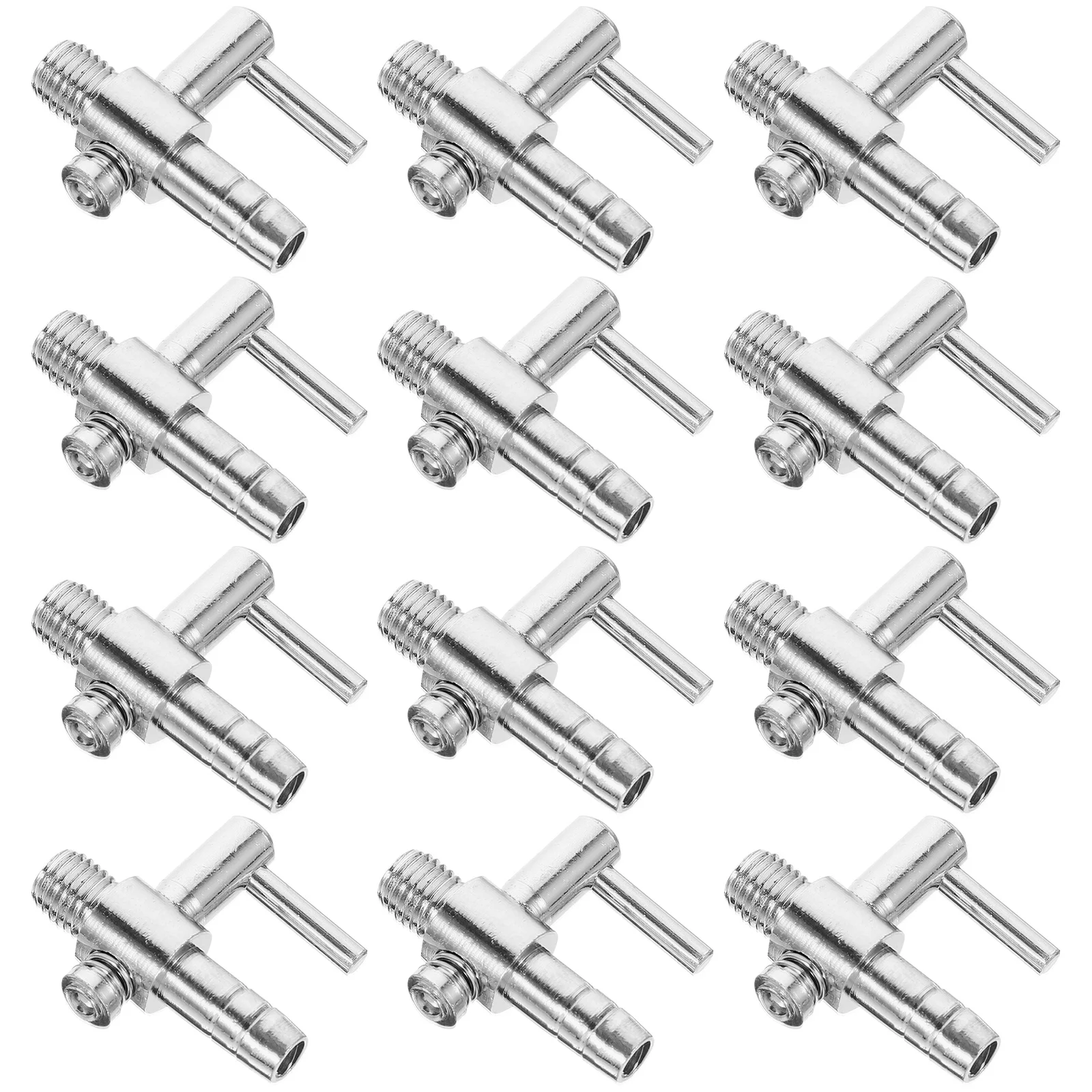 

30Pcs Aquarium Air Pump Splitter Fish Tank Oxygen Tube Distributor Stainless Steel Flow Control Lever Fittings