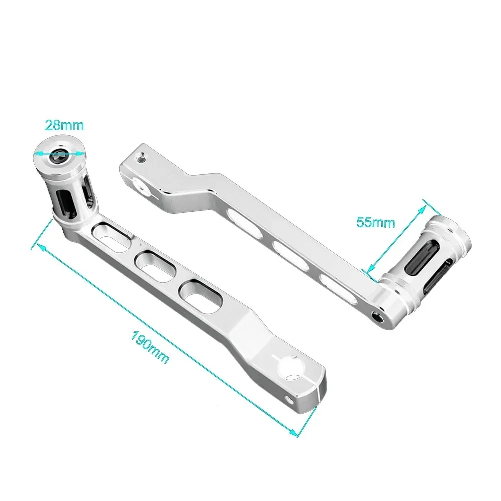 

CNC Aluminum Chrome Motorcycle Practical Shifter Install Lever Motorcycle Motorcycle Part Heel Toe Shift Lever