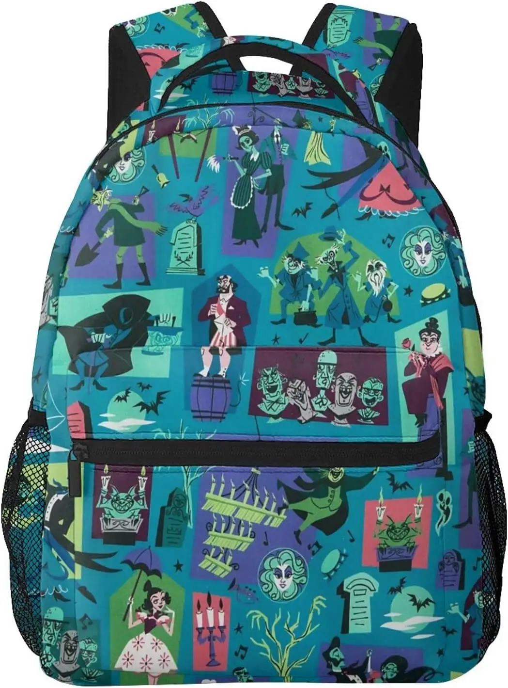 Haunted Mansion Backpack For Girls Boys Cute Back Pack School Backpack Women Men School Book Bag Lightweight Schoolbag