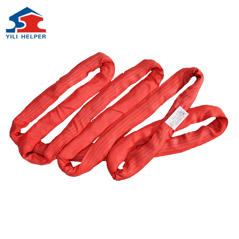 

Heavy Duty Lifting Equipment Endless Type 4T Textile Webbing Soft Round Sling For Lifting