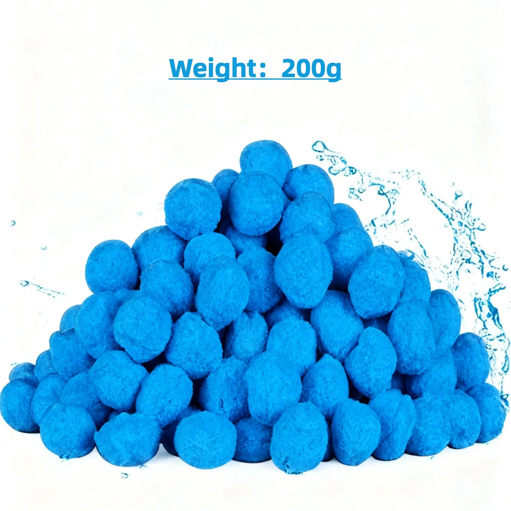 Lightweight Polyester Filter Balls for Pool Sand Filters Improves Filtration Efficiency Reduces Maintenance Needs