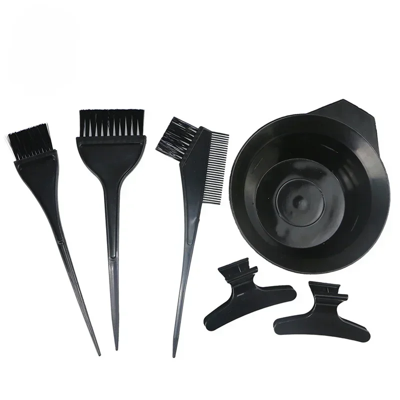 Hair Color Dye Bowl Comb Brushes Tool Kit Hair Dyeing Salon Hairdressing Styling Tint DIY Tool Brochas Para Tinte De Cabello