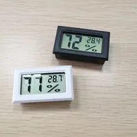 Mini LCD Digital Thermometer Hygrometer Fish Tank Temperature Sensor Humidity Meter Gauge Instruments Aquarium Accessories