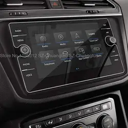 Tempered Glass Sreen Protector For VW Volkswagen Tiguan Atlas SE SEL R-Line2018-2023Car GPS Navigation Center Touch Screen
