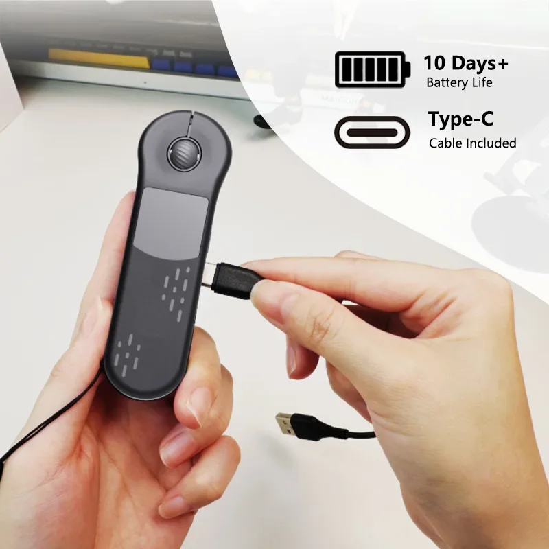 D13pro Ring Mouse Mouse wireless Bluetooth Mouse remoto per girare le pagine Controller per tablet per telefono cellulare Controllo TikTok Breve video PPT