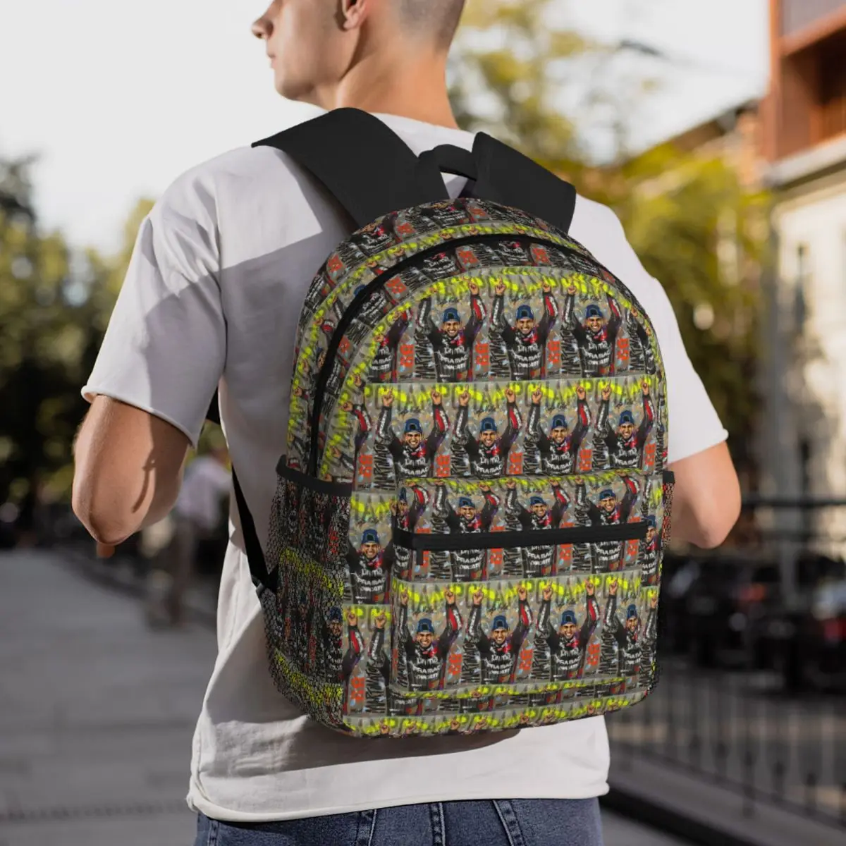 

Jorge Martin Number 89 Student Backpack School Bag Hiking Travel Daypack for Boys Girls Fashion Bookbag Shoulder Bags