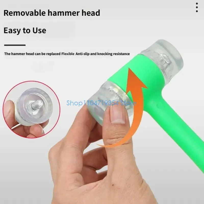 0XLD 2/3 in 1 Double Head Multifunctional Installation Hammer with Crowbars Ergonomic