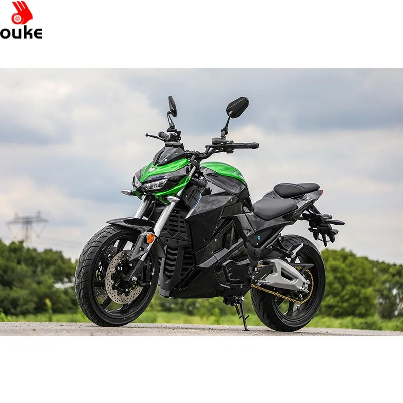 2025 أحدث عالية السرعة 5000 واط موتور دراجة نارية كهربائية الكبار على الطرق الوعرة دراجة كهربائية مع بطارية ليثيوم 72 فولت 120 أمبير للبيع #1