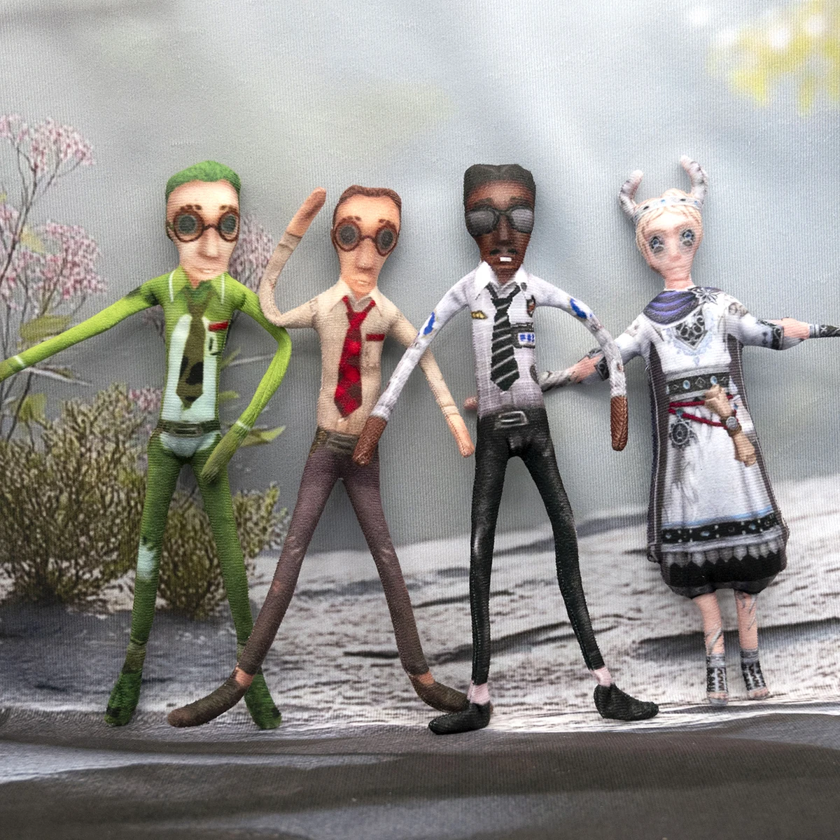 

15/28cm Game Identity V Plush Doll Anime Freddy Riley Lawyer Soft Figure Stuffed Cosplay Toy for Gift