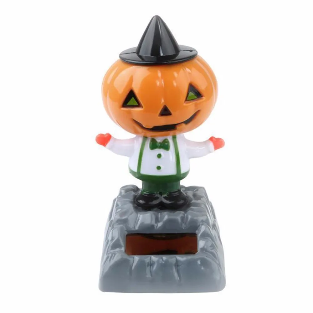 New Adorable Multi style Solar Powered Christmas Halloween Dancing Car Table Home Decor Gifts Mini Kids Solar Power Toys