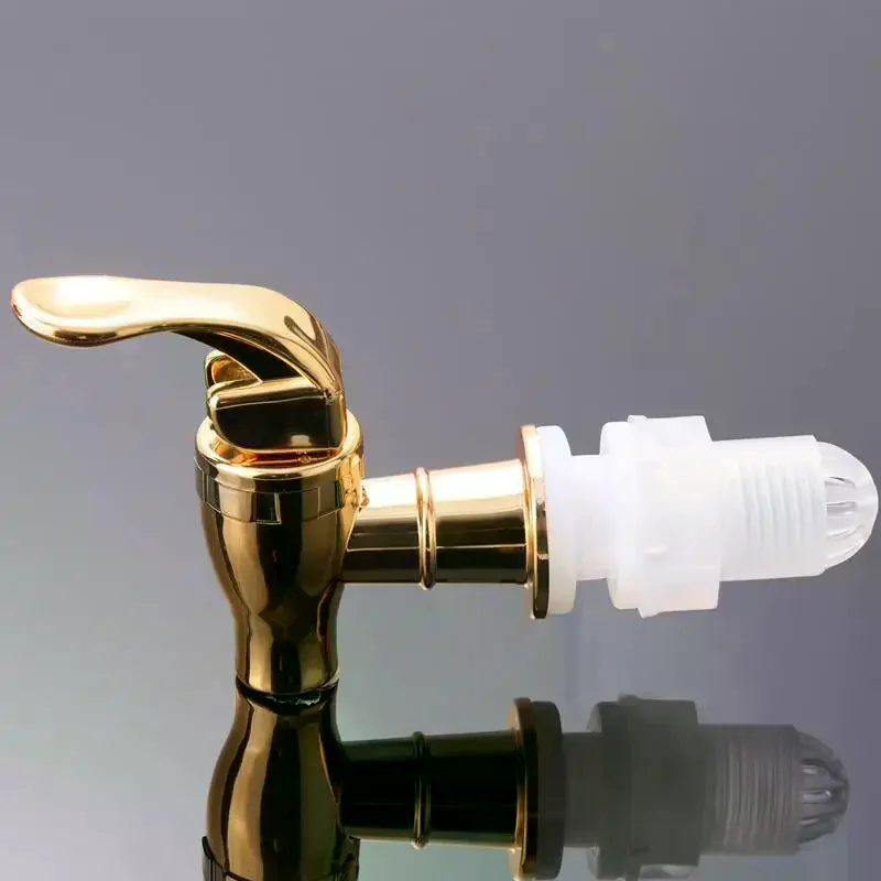 Leakproof Beverage Faucet Food Grade Electroplated Plastic Tap Valve for Home Brewed Beer Wine Bucket Dispenser