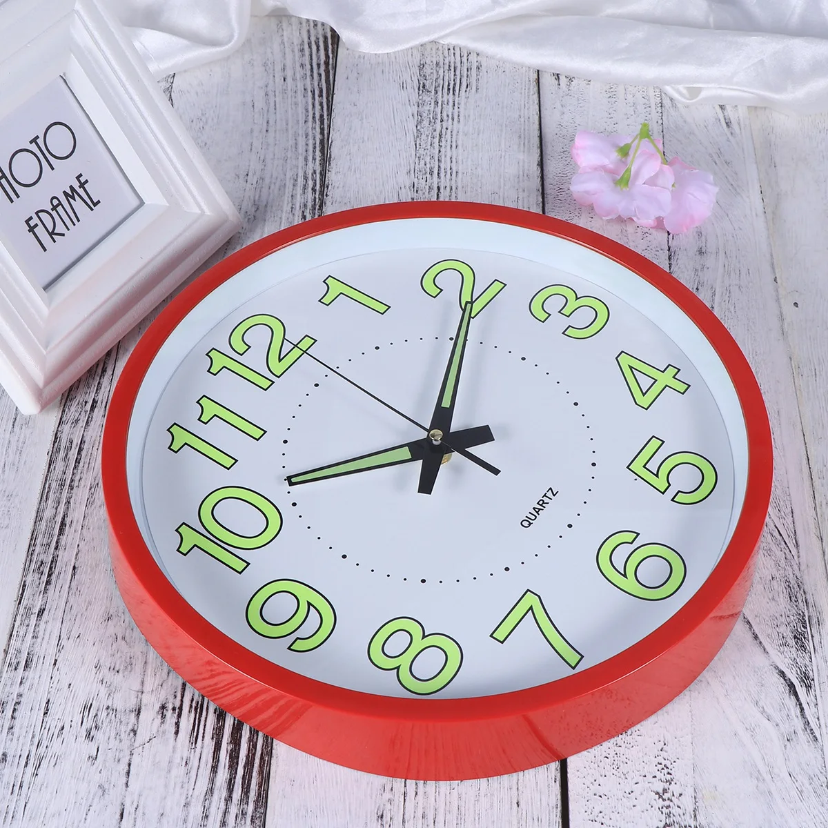 

Luminous Wall Clock Light Silent Room Decor Minimalist Hanging Dark Clocks for Modern Simple