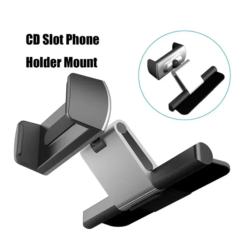 360°Rotation Universal CD Slot Car Phone Holder Mount for 3.5-6inch Mobile Phone Car Holder for iPhone 6/7/7 Plus