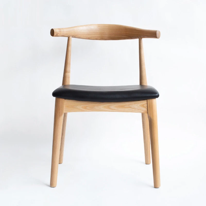 Manufacturer Wholesale Solid Wood Dining , Nordic Horn , Modern Minimalist Desk , Home , Restaurant Chair Wi