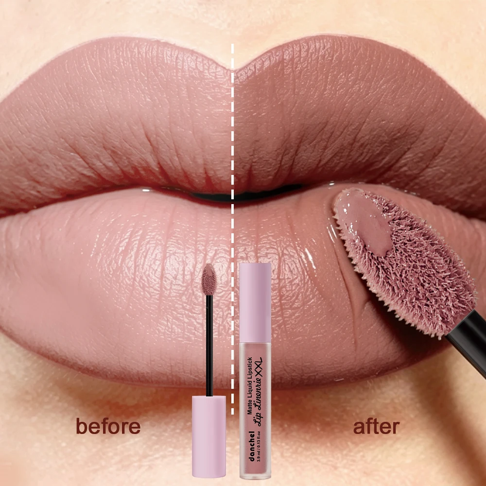 Matte Velvet Liquid Lipstick Long Lasting No Transfer Non Stick Cup Smudge Proof  Anti Crack Waterproof Lip Gloss Makeup - view 4