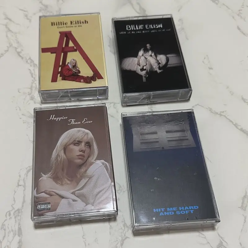 Billie Eilish English Songs Music Cassette Brand New Unopened Vintage Collectors Edition Cassette Tape