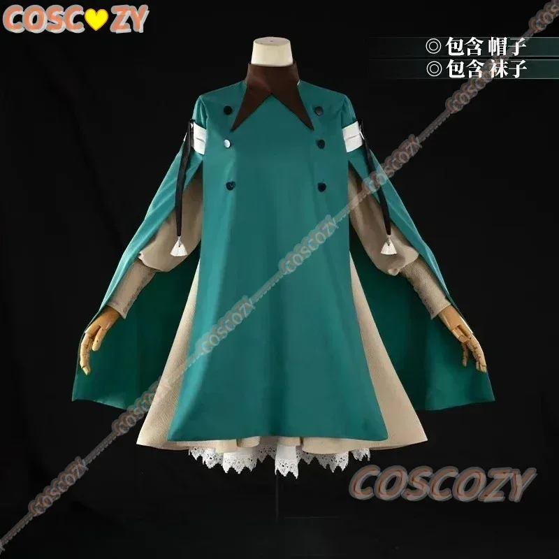 New Anime Richeritto Tetia Koko Coco Witch Hat Atelier Cosplay Costume Socks Coat Wig Halloween Party Suit Woman Man Sweet Dress