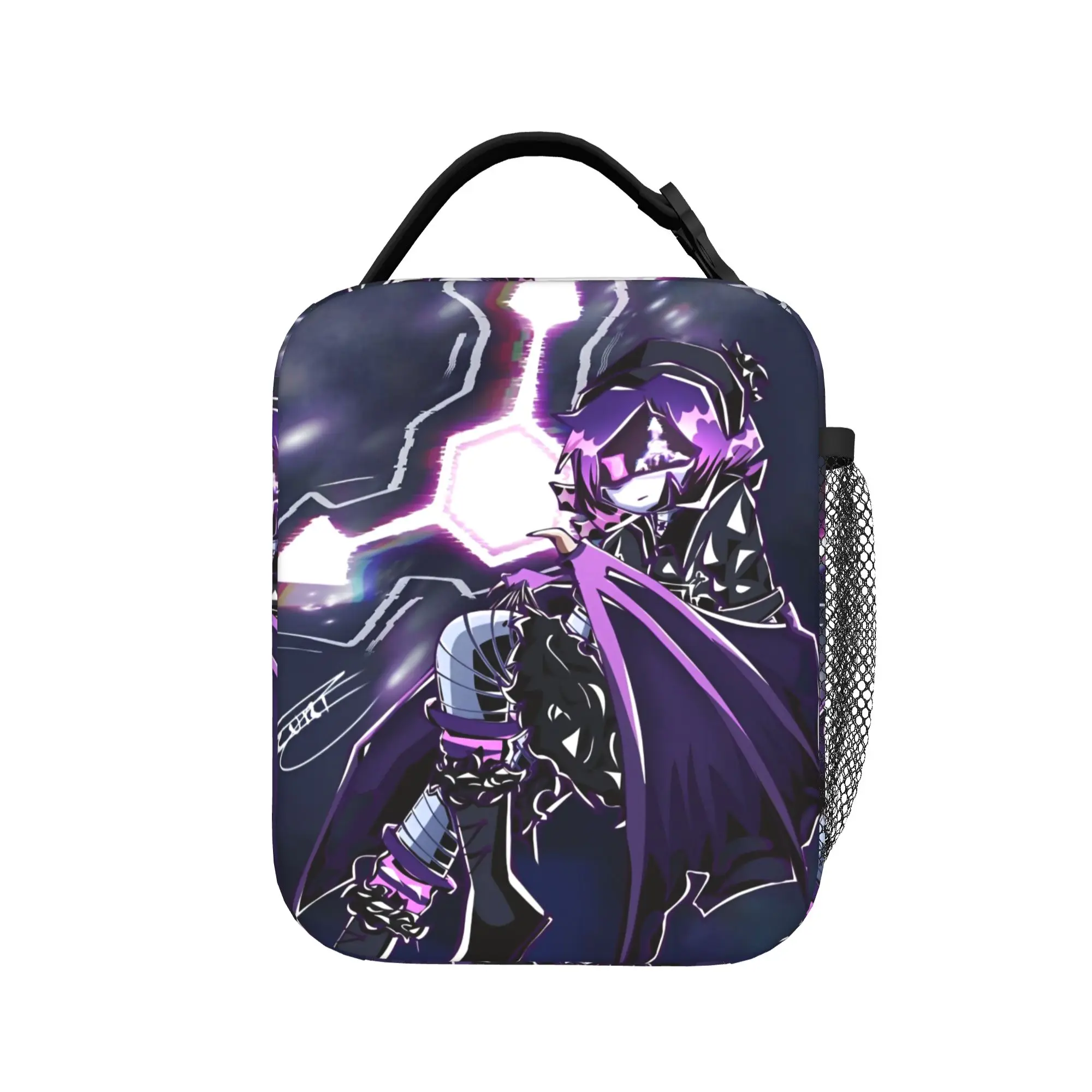Murder Drones  Insulated Lunch Bags Cooler Bag Reusable,Meal Container Uzi Doorman Aesthetic Portable Tote Lunch Box