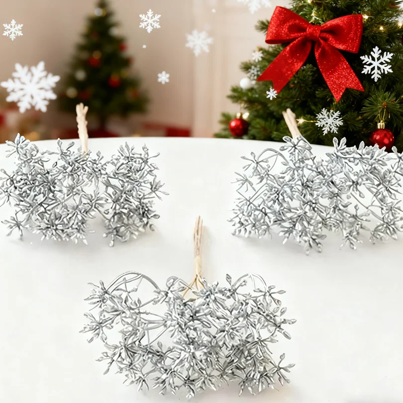 

Artificial Flowers Plant Home Room Christmas Tree Wedding Decor Bridal Accessory Clearance Diy Gift Ornaments For Family Reunion