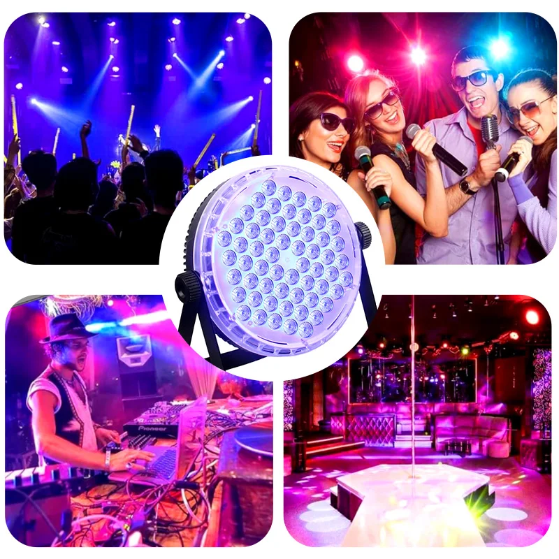 RGBW 60 LED PAR Light/ disco light control LED wash light stage professional dj equipment 100% new